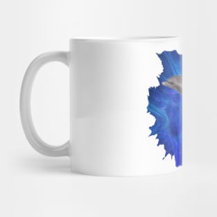 Dolphin blue splash Mug